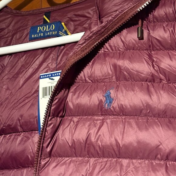 Polo Ralph Lauren Men's Hoody Puffer Performance Jacket Sz M in Red  $268 - Picture 5 of 5